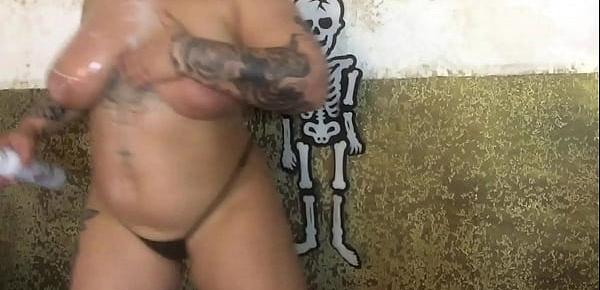  Halloween special huge ass compilation big pussy and anal plug